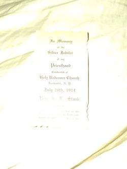 antique Catholic priestly ordination souvenir prayer card from 1914