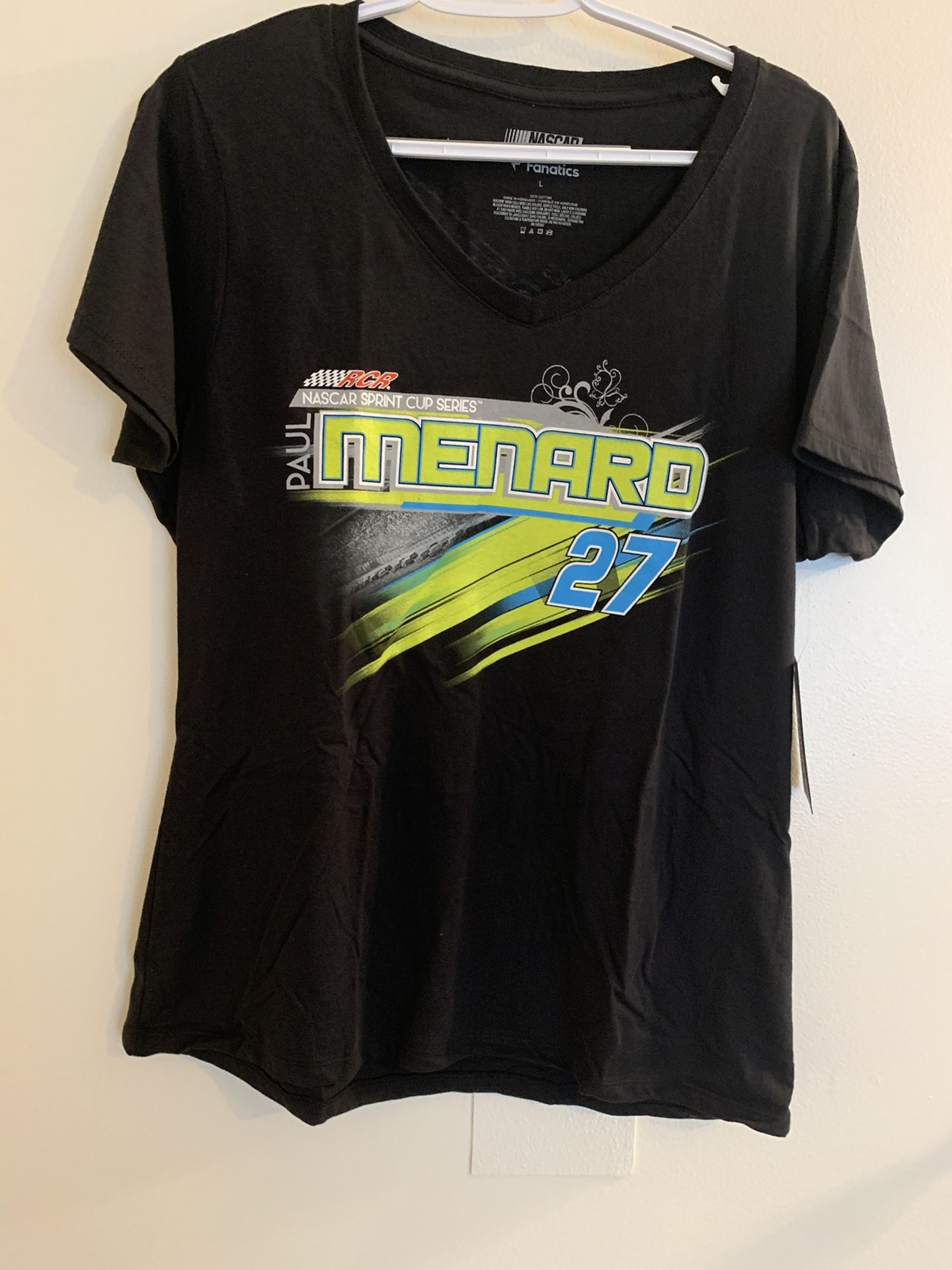 NWT NASCAR Fanatics Womens Size L