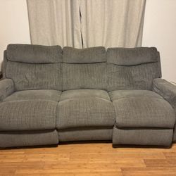 Free Recliner Sofa Gray Living Spaces Free