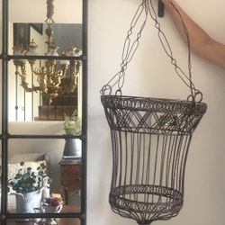 Hanging Wall Plant Basket Home Accessory 