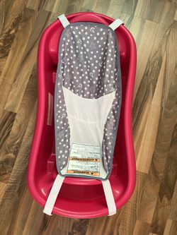 The First Years Sure Comfort Newborn To Toddler Tub, Pink Thumbnail