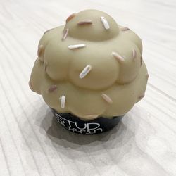 Dog Sqeak Chew Toy - “Stud Muffine” - Cupcake Design 
