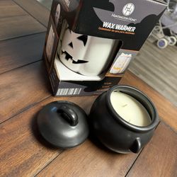 Halloween Wax Warmer And Candle 
