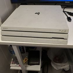 Selling PlayStation Pro 800 Storage - Glacier White Comes With 3 Games  
