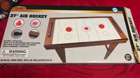 Real Wood Games 27" Tabletop Air Hockey
