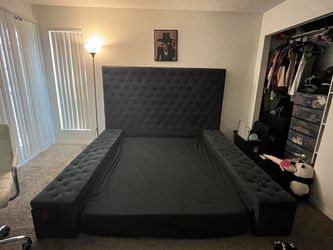 Queen size studded bed MOVING SOON