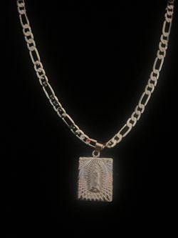 Chain & Pendant – Virgen de Guadalupe