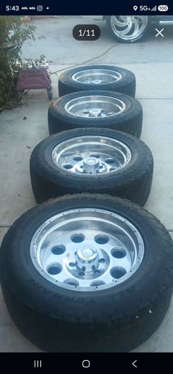 Wheels In Tires 18" 6  lug chevy Silverado gmc utility truck suburban Yukon 6x5,5