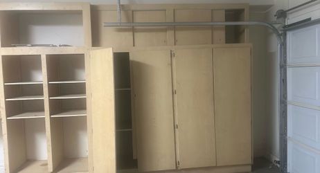 Garage cabinets