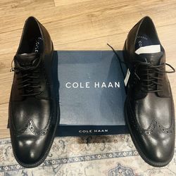 Mens COLE HAAN Shoes Me Wing Oxford Lace up Comfortable GRAND 360 C34262 Black