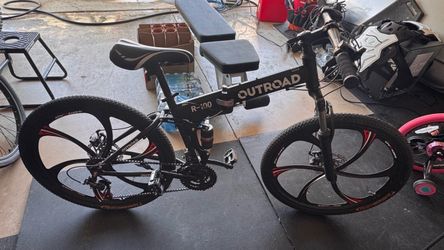 Outroad 26 Inch Folding Mountain Bike