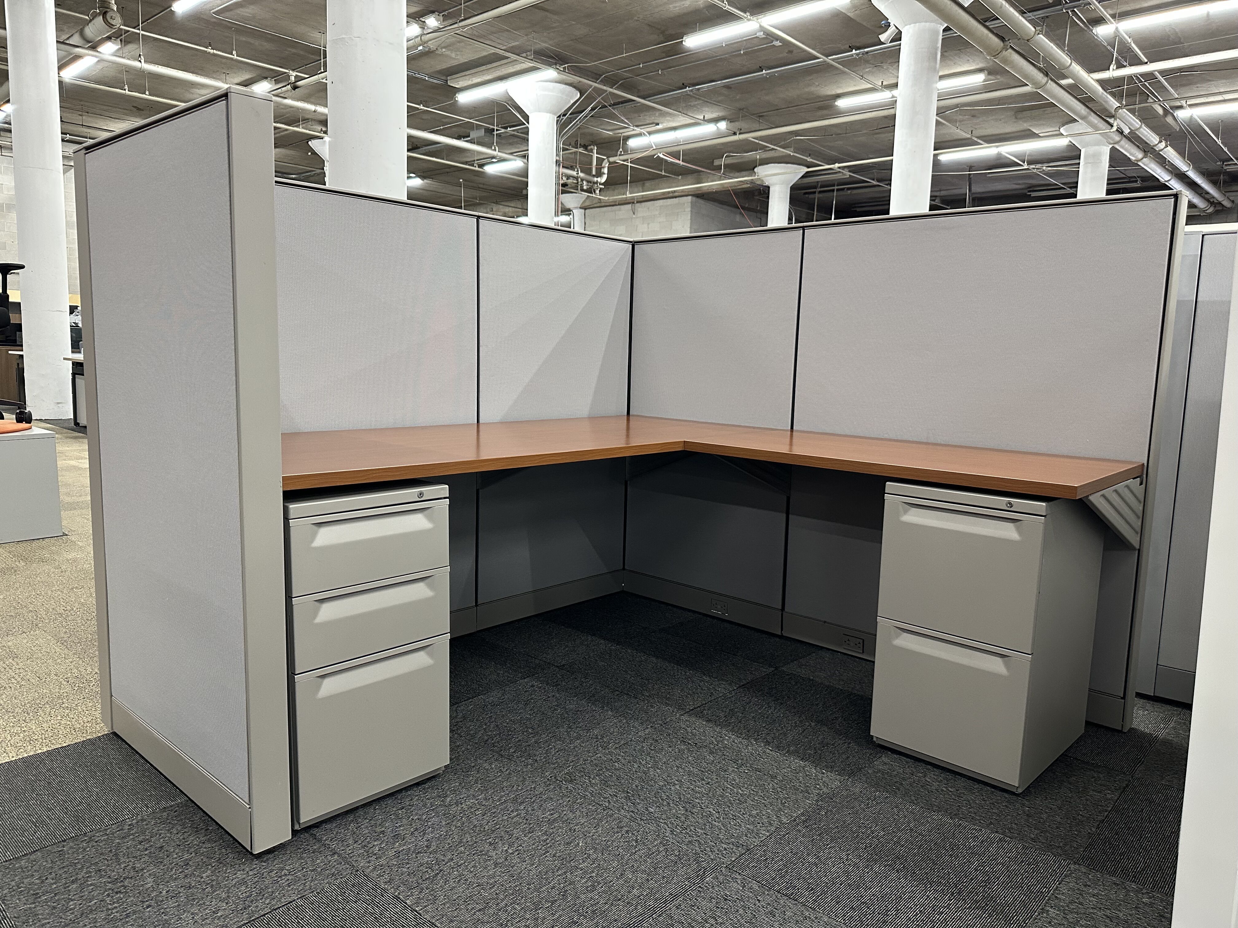 Herman Miller Canvas Cubicle (6’D 6’W 57”H)