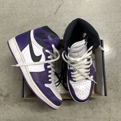 Nike Air Jordan 1 Retro Court Purple size 9.5
