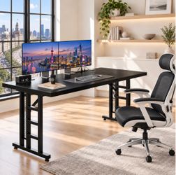 NEW 71” Extra-Large Desk with Outlets & USB
