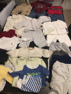 Lot of baby boy’s clothes. Size 3-6 months.
