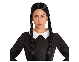 Happy Hippo Scary Girl or Indian Girl Wig, Wednesday,