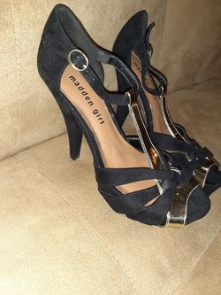 Madden Girl Black Heels 6