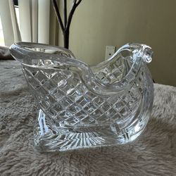 Beautiful Lead Crystal Sleigh 
