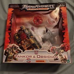 Transformers Universe Tankor And Obsidian NIB