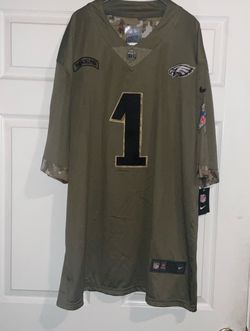 Philadelphia Eagles Jalen Hurts Salute To Service Jersey Adult Men’s size XXXXL New with tags