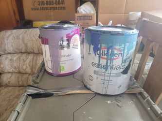 Slightly used gallons of paint