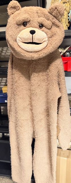plush Ted bear mascot costume