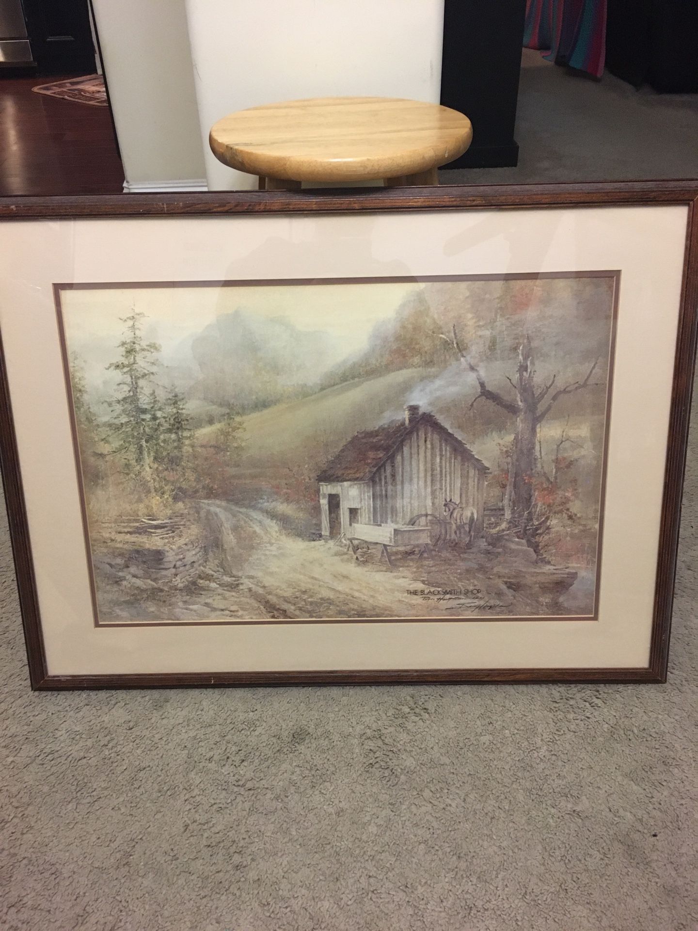 Ben Hampton “The Blacksmith Shop” Painting