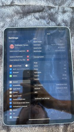 iPad Air generation 4th