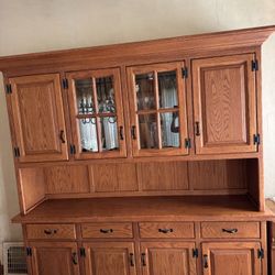 Solid Wood Custom Made Dining Room Credenza