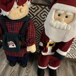 Vintage Santa Claus & Mrs. Claus Set
