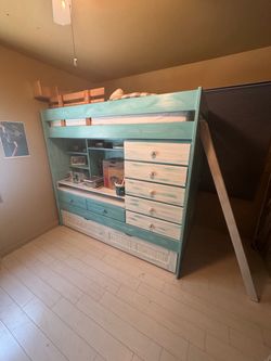 Loft Bed Twin Size With Twin Trundle