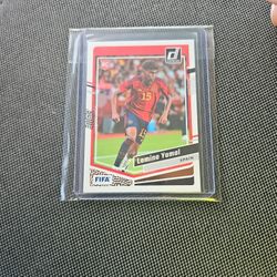 2023-24 Panini Donruss Lamine Yamal Rc Rookie Spain Barcelona World Cup 