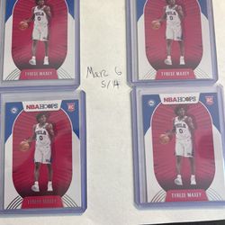 Tyrese Maxey 20-21 Rc Hoops Lot Rookie 
