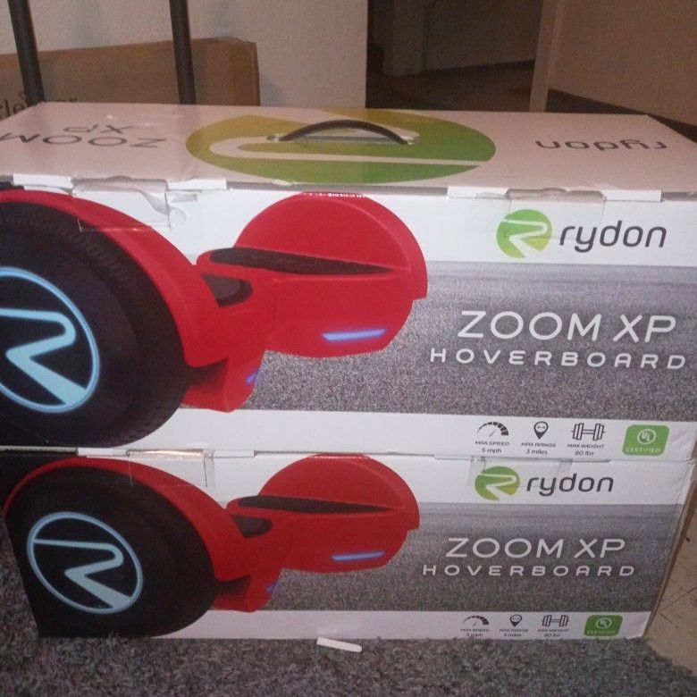 Brand New Still In The Box Rydon Zoom xp 4 hoverboards 65 Each for Sale in Stockton CA OfferUp