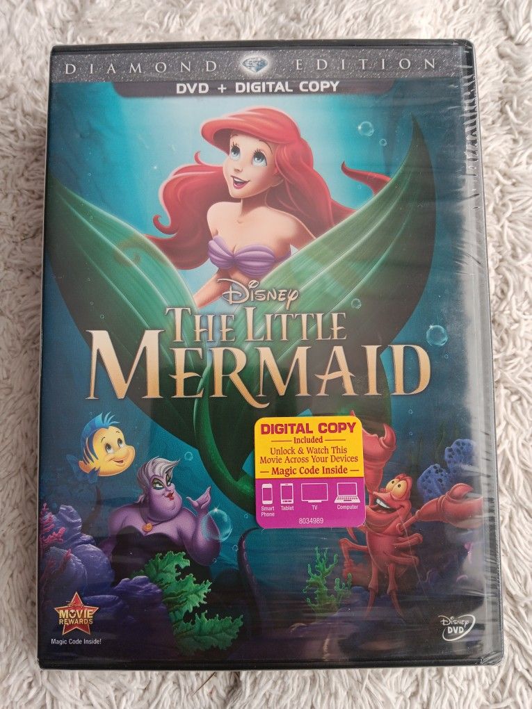 New The Little Mermaid Animation DVD