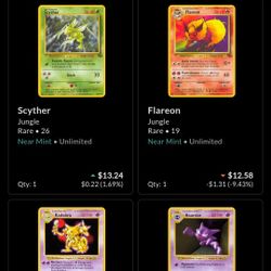 Pokemon Cards - Base/Fossil/Jungle And More