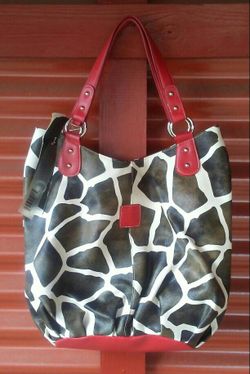 Giraffe Print Purse