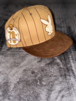 Playboy 70th Anniversary Pinstripe Fitted Hat