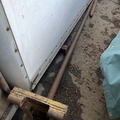 Forklift Carpet Pole w Extra Pole 