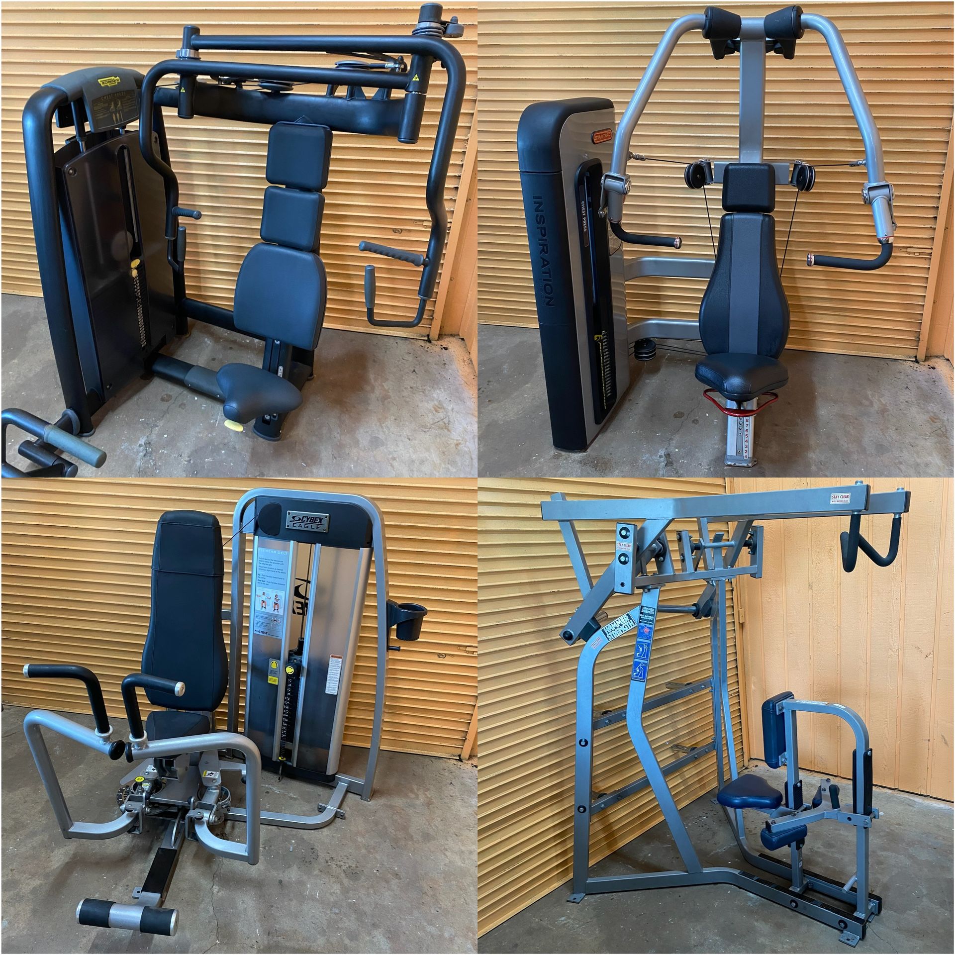 Tons Of Commercial Gym Equipment Squat Rack, Leg Press, Weight Bench