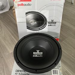 10” Polk Audio Subwoofers (New)