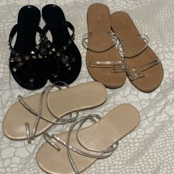 3 WOMEN’S SANDALS 