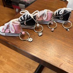 New adorable sneaker keychains