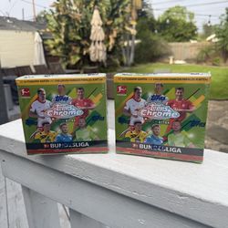 20-21 Topps Chrome Bundesliga Match Attax -Factory Sealed Box.