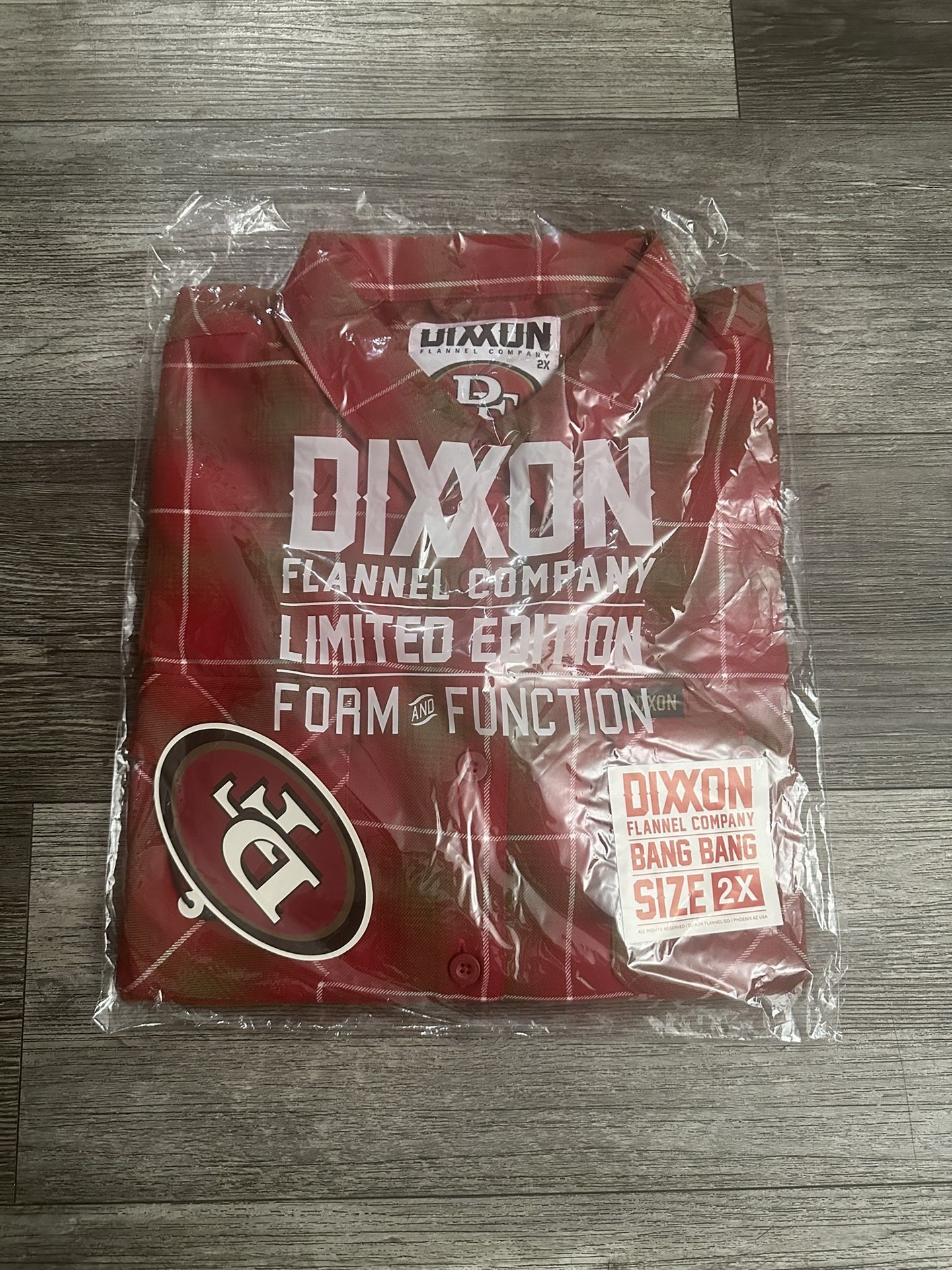 Women’s Dixxon Bang Bang Flannel San Fransisco 49ers 2XL