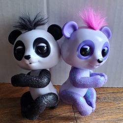 WowWee Fingerlings Glitter Panda Lot