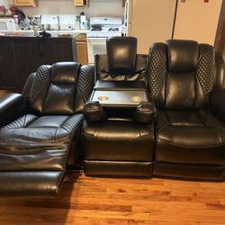 SET Reclining Theater Couches (2) 