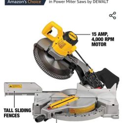 DeWalt Miter Saw.