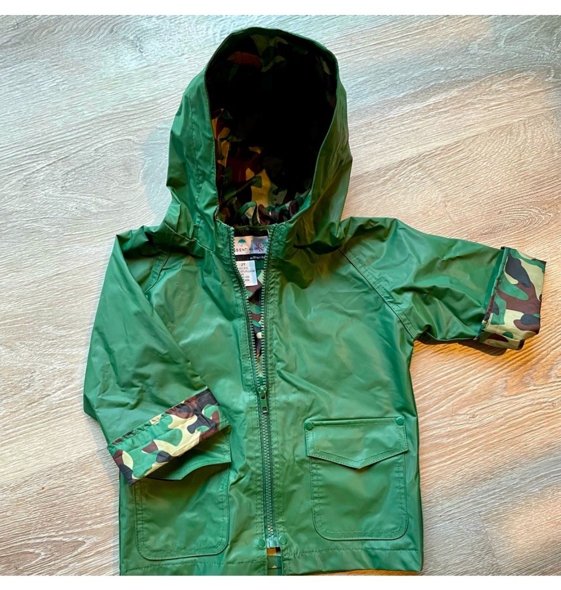 Toddler Camo Raincoat