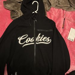 Black Cookies Zip Up 
